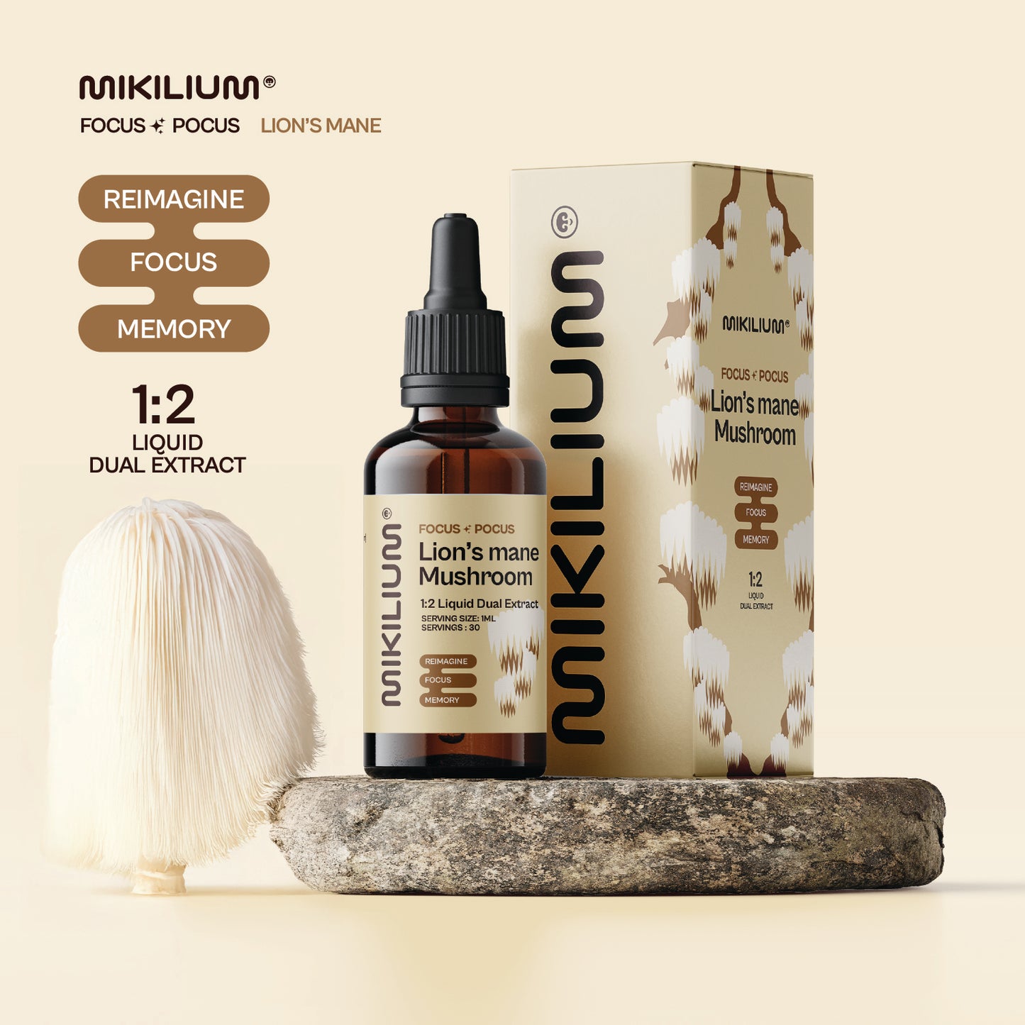 Focus Pocus - Lion's Mane Mushroom Liquid Dual Extract