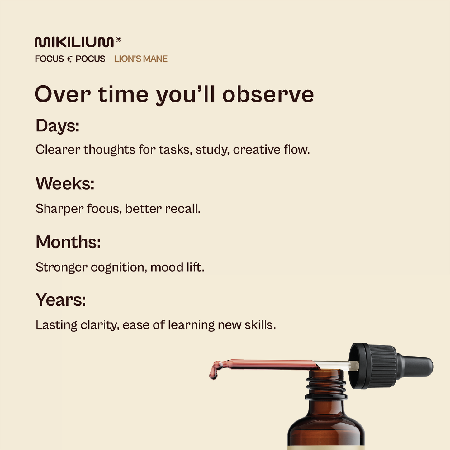 Focus Pocus - Lion's Mane Mushroom Liquid Dual Extract