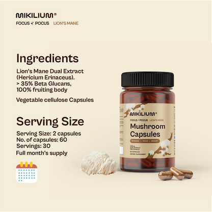 Focus Pocus - Lion's Mane Mushroom Dual Extract Capsules