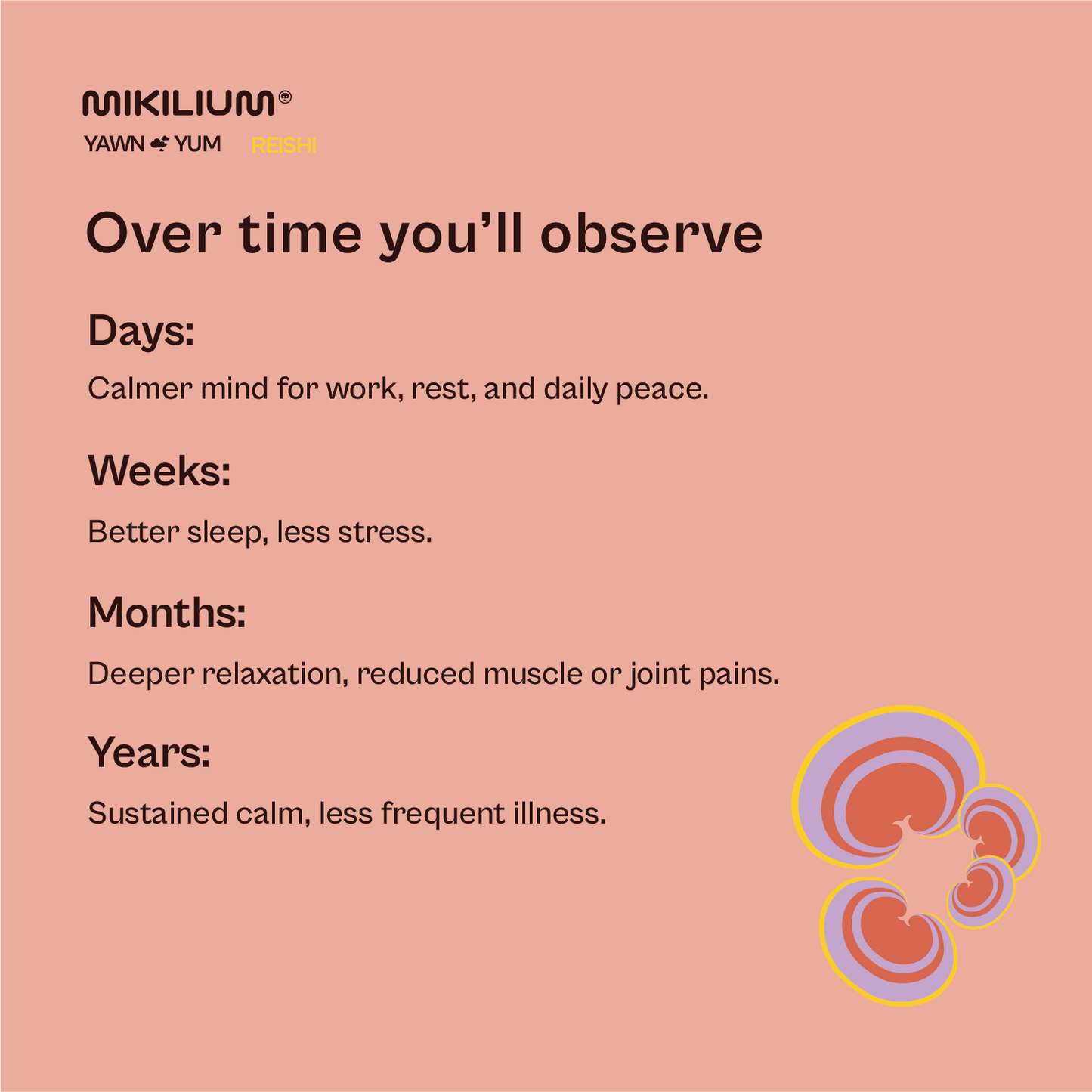 Yawn Yum - Reishi Mushroom Dual Extract Capsules